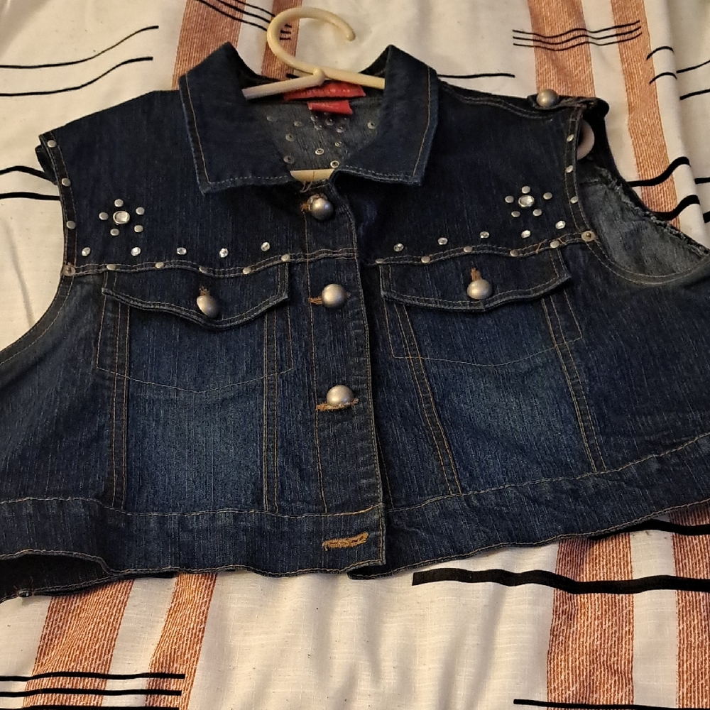 Goddess Trendy Denim Vest